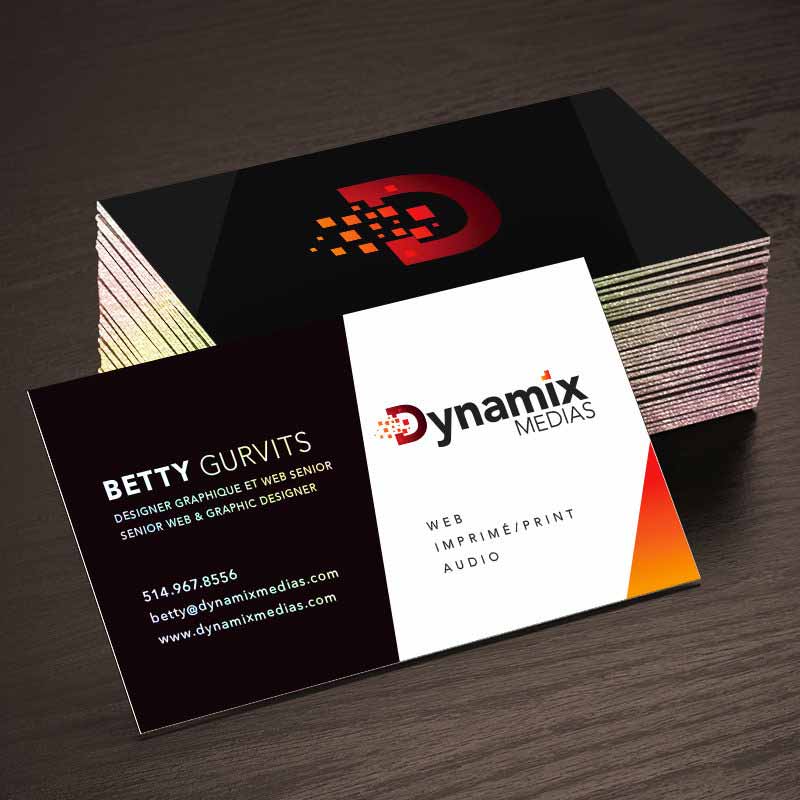 Luxury Business Card – Dynamix Medias