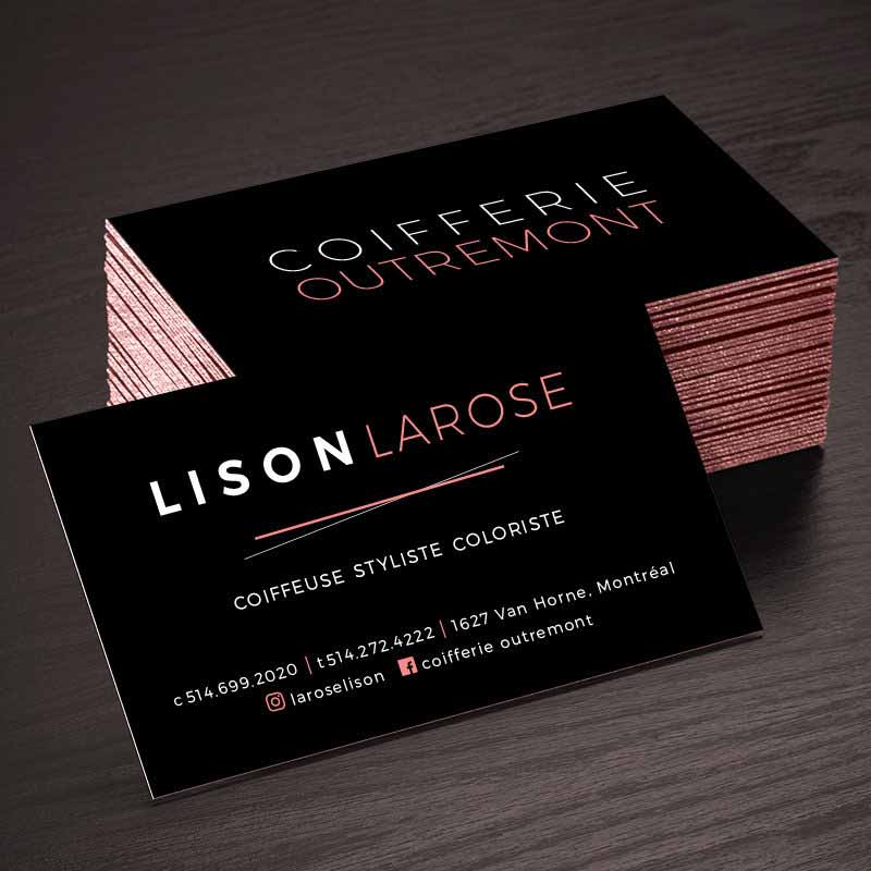 Luxury Business Card – Coifferie Outremont